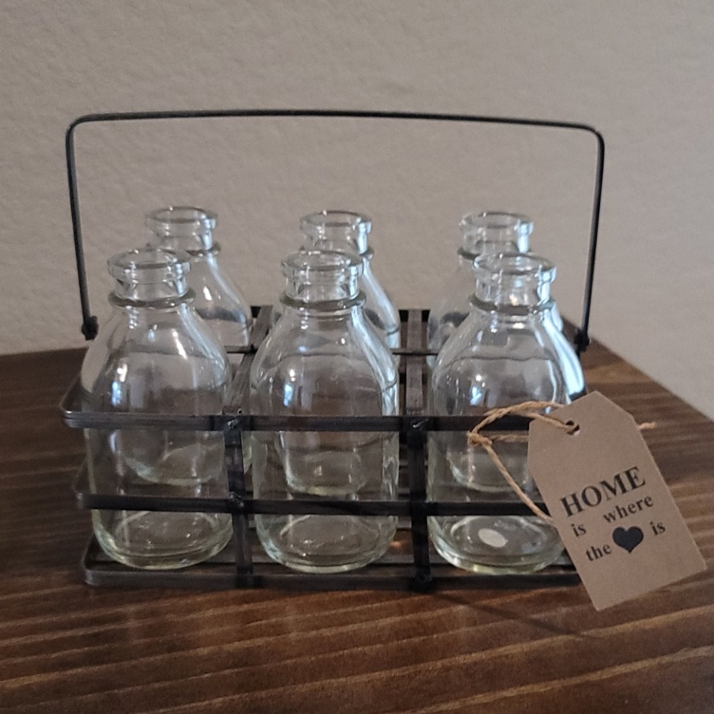 Mini milk jug carrier